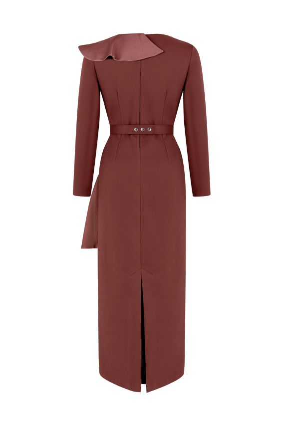 Senna - OLIVER KAHVE ELBİSE (1)