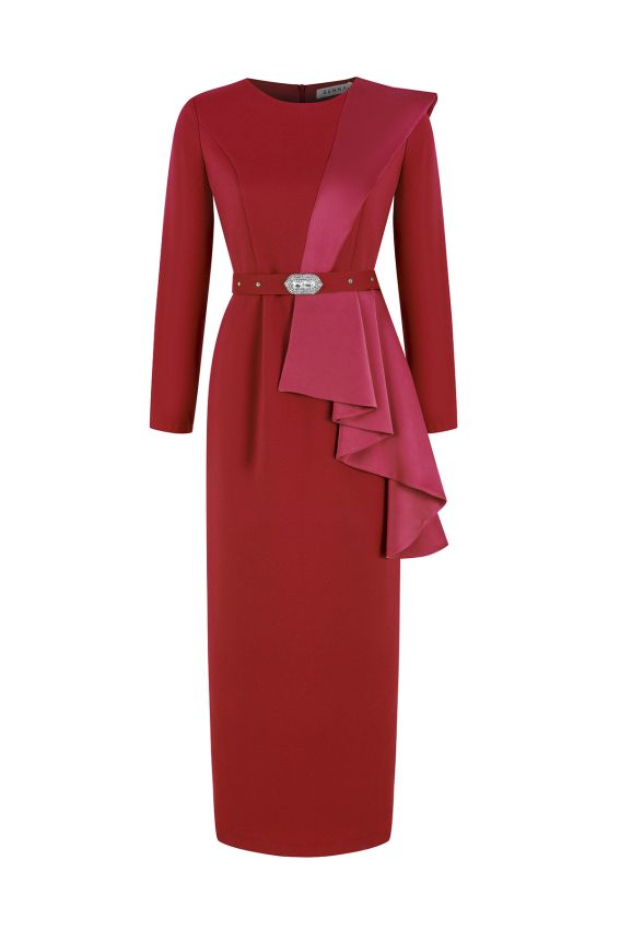 Senna - OLIVER KIRMIZI ELBİSE