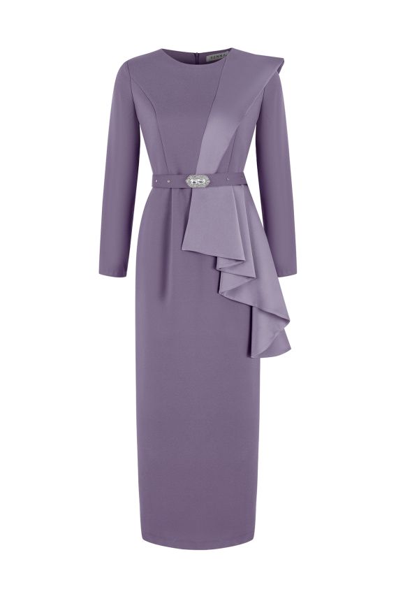 Senna - OLIVER ELBİSE PLUM