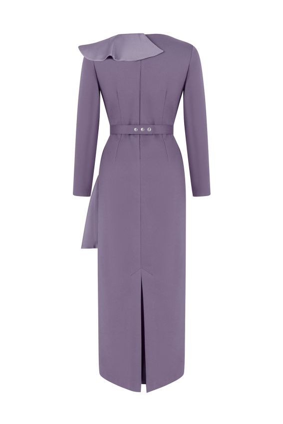 Senna - OLIVER ELBİSE PLUM (1)