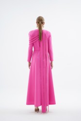 OPIA ELBİSE PEMBE - Thumbnail