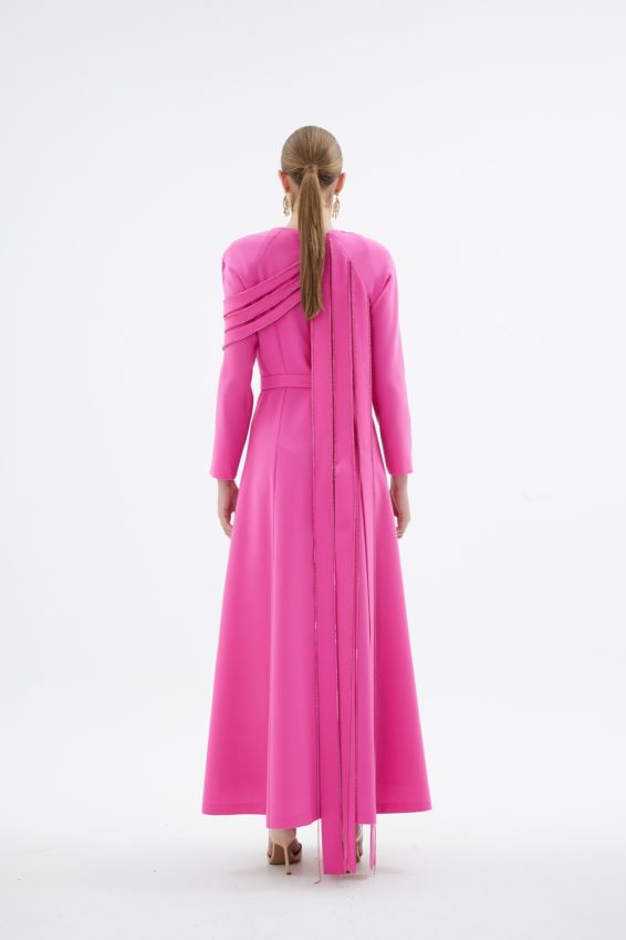 OPIA ELBİSE PEMBE