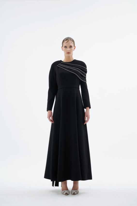  - OPIA ELBİSE SİYAH