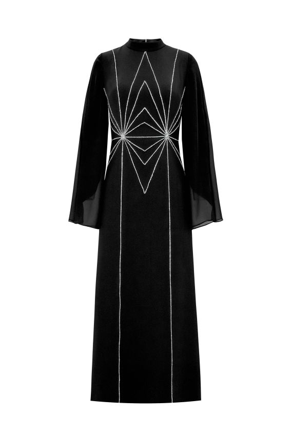 Senna - ORCHID DRESS SİYAH