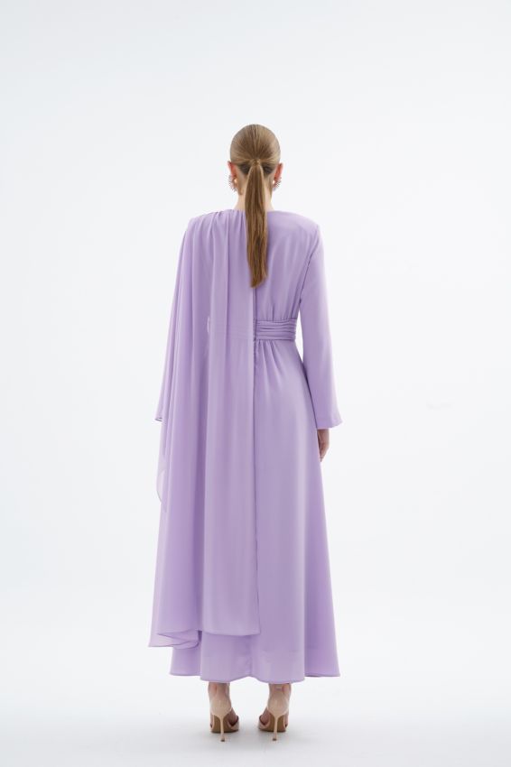 ORIENT LİLA ELBİSE