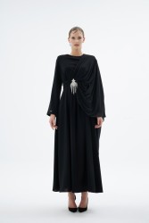 ORIENT SİYAH ELBİSE - Thumbnail
