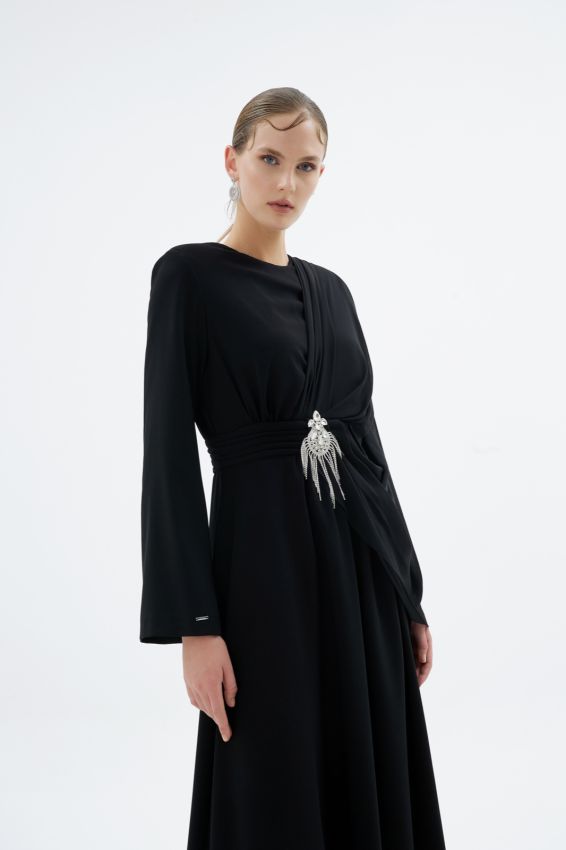 ORIENT SİYAH ELBİSE