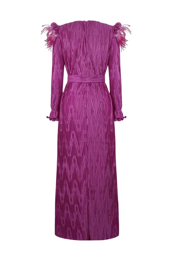 Senna - PAMELA ELBİSE PEMBE (1)