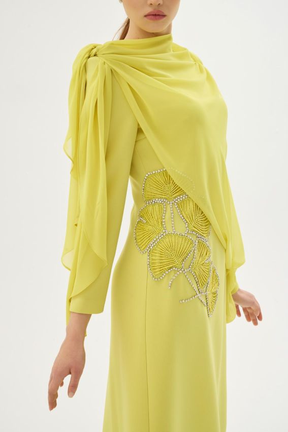  - PEONY MİMOZA ELBİSE (1)