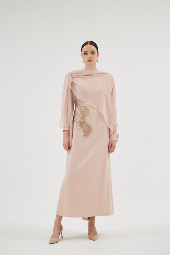  - PEONY PUDRA ELBİSE