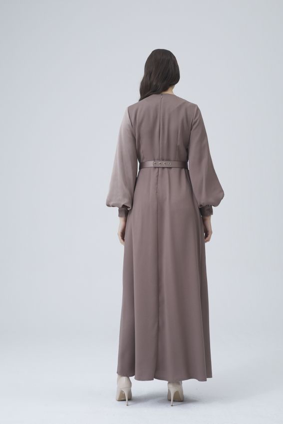 PLUM ELBİSE KOYU LİLYUM