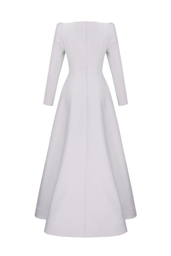 Senna - PULICE EKRU ELBİSE (1)