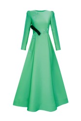 PULICE YEŞİL ELBİSE - Thumbnail