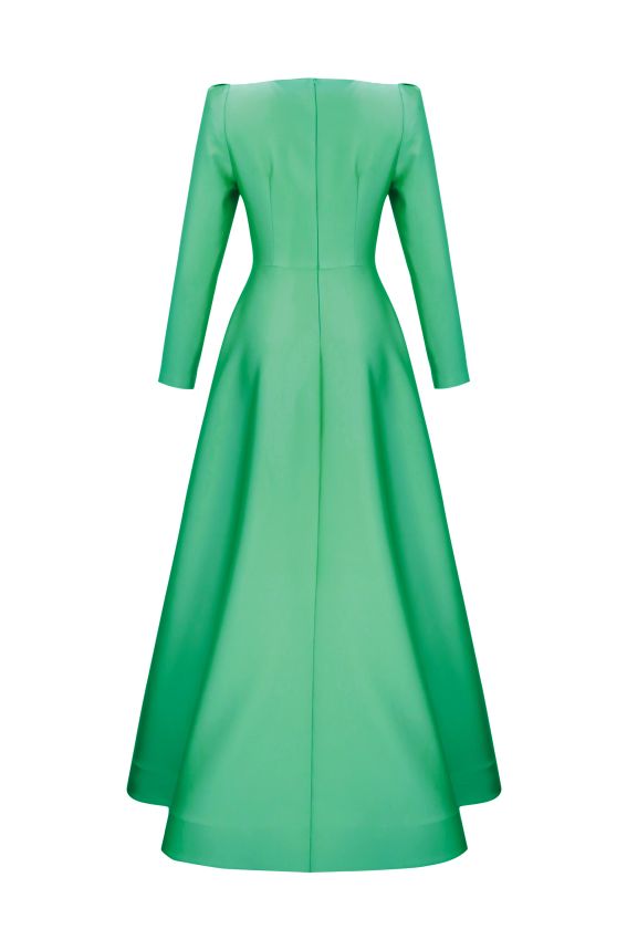 Senna - PULICE YEŞİL ELBİSE (1)