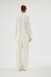 QUARTZ BLUZ EKRU - Thumbnail