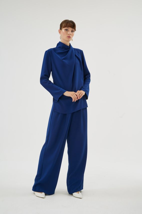 Senna - QUARTZ BLUZ LACİVERT (1)