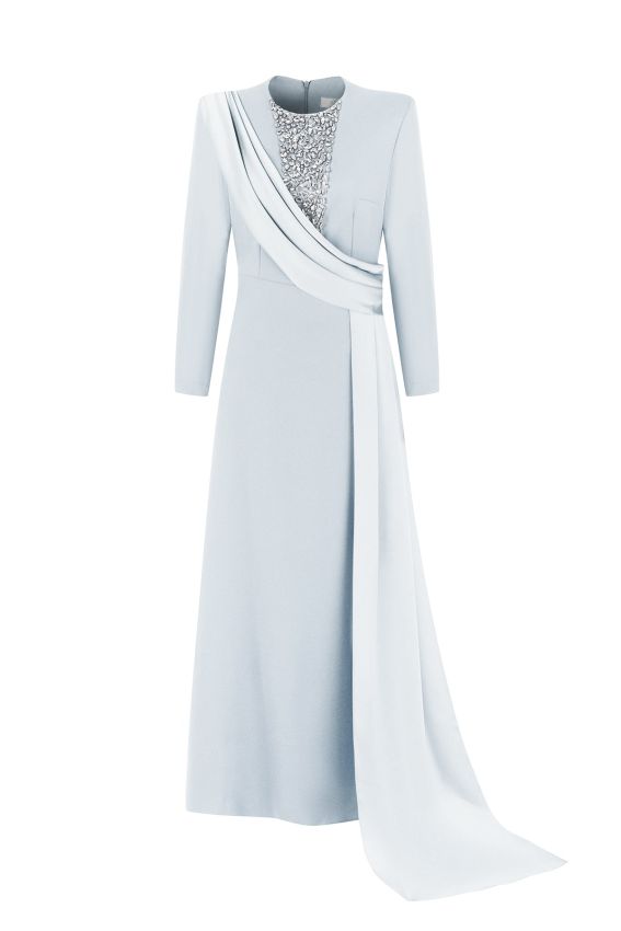 Senna - QUEENS SAPHIRE KRİSTAL ELBİSE