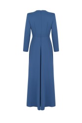 QUEENS SAPHIRE PETROL ELBİSE - Thumbnail
