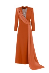 QUEENS SAPHIRE TARÇIN ELBİSE - Thumbnail