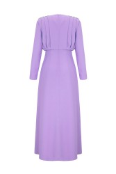 RAVİNE DRESS LİLA - Thumbnail