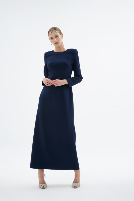  - RIFLESSO LACİVERT ELBİSE (1)