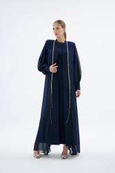 RIFLESSO LACİVERT CAPE - Thumbnail