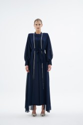 RIFLESSO LACİVERT CAPE - Thumbnail