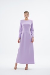 RIFLESSO LİLA ELBİSE - Thumbnail