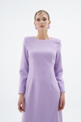 RIFLESSO LİLA ELBİSE - Thumbnail