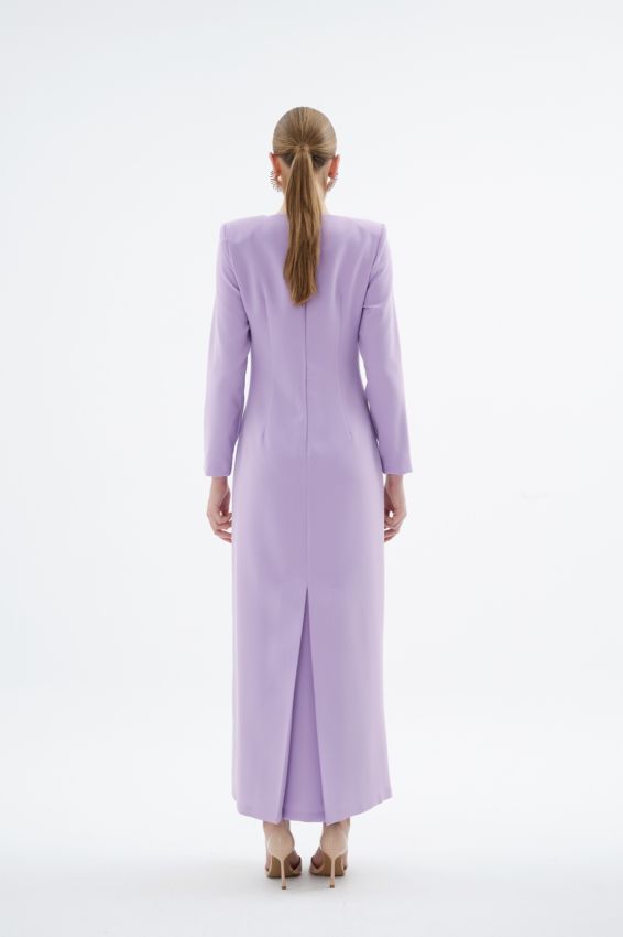 RIFLESSO LİLA ELBİSE