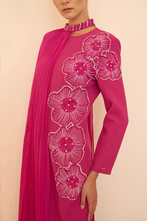 Senna - ROSALIN ELBİSE FUŞYA (1)