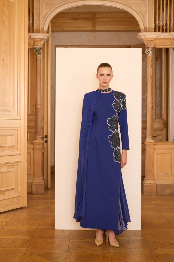 Senna - ROSALIN ELBİSE LACİVERT