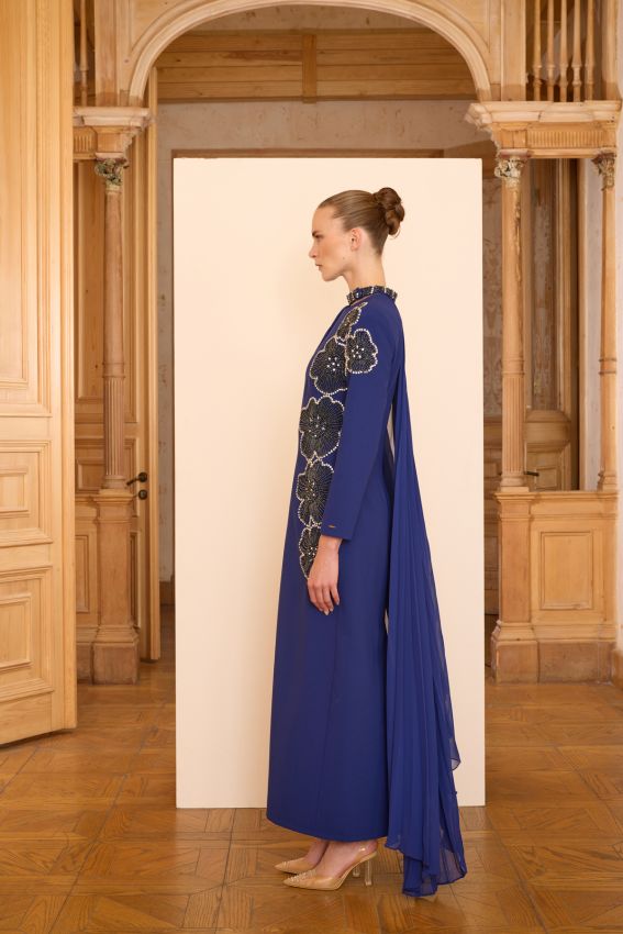 ROSALIN ELBİSE LACİVERT