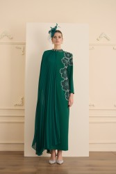 ROSALIN ELBİSE ZÜMRÜT - Thumbnail
