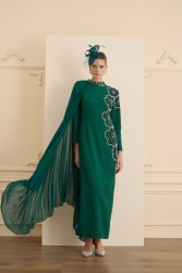 ROSALIN ELBİSE ZÜMRÜT - Thumbnail