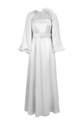 ROSANA DRESS EKRU - Thumbnail