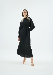 ROSE ELBİSE SİYAH - Thumbnail