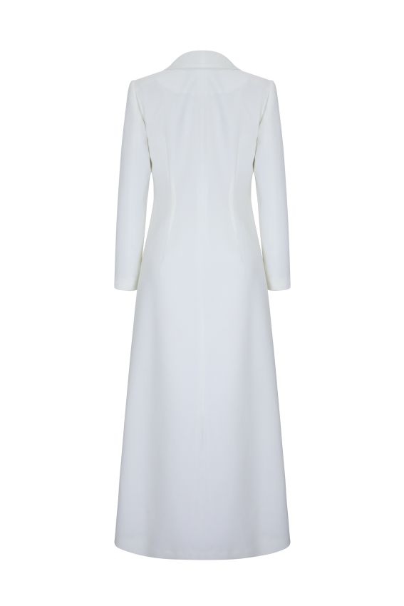 Senna - ROSE STONE EKRU ELBİSE (1)