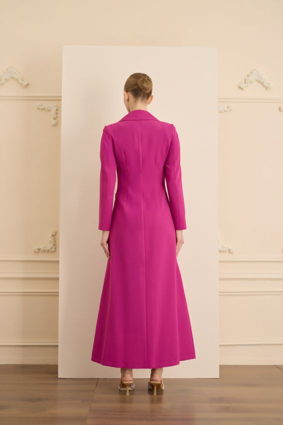 ROSE STONE FUŞYA ELBİSE