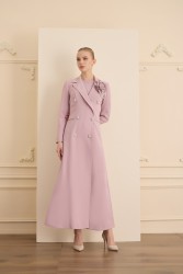 ROSE STONE GİZEMLİ LİLA ELBİSE - Thumbnail
