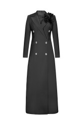 ROSE STONE SİYAH ELBİSE - Thumbnail