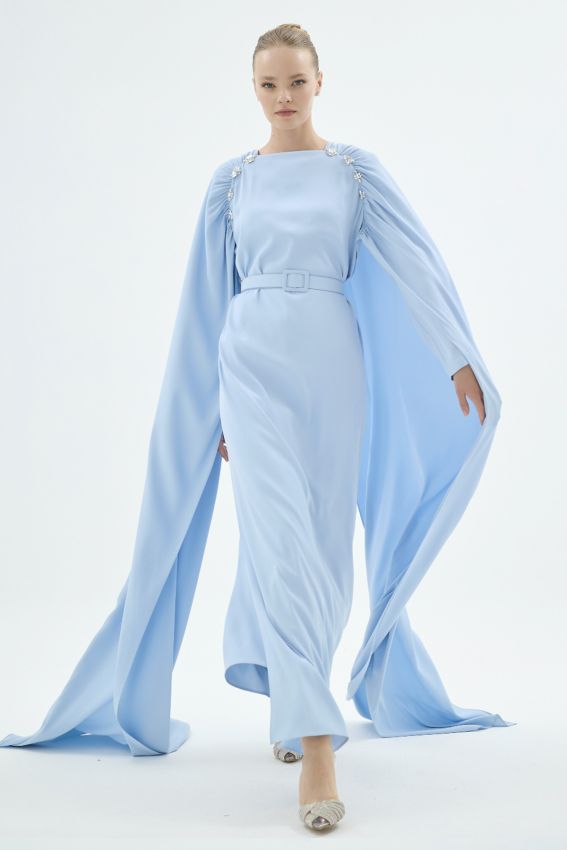  - RUBY ELBİSE MAVİ