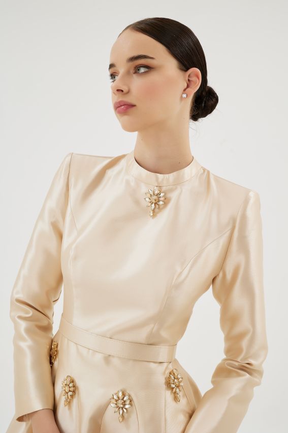  - SCARLET BEJ ELBİSE (1)