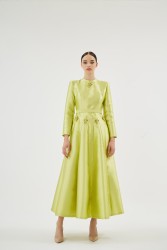 SCARLET MİMOZA ELBİSE - Thumbnail