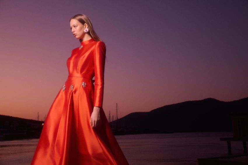  - SCARLET NAR ÇİÇEĞİ ELBİSE (1)