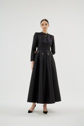 SCARLET SİYAH ELBİSE - Thumbnail