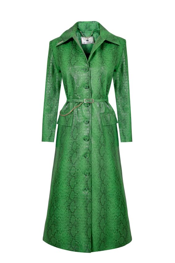 Senna - SEMOLINA YEŞİL TRENCH