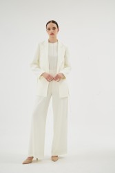 SENNA BOL PANTOLON EKRU - Thumbnail