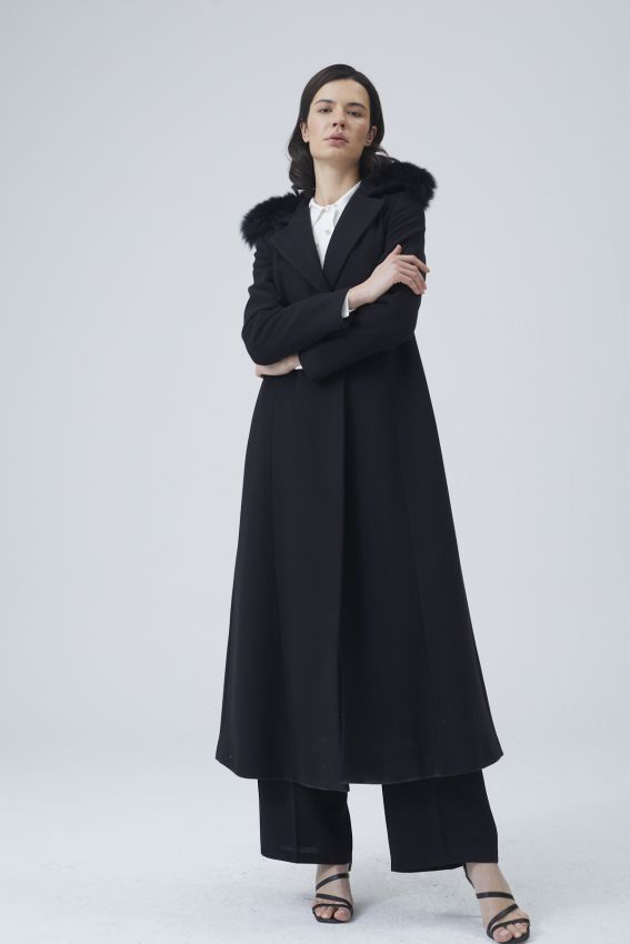 SENNA TAM BOY SİYAH KABAN