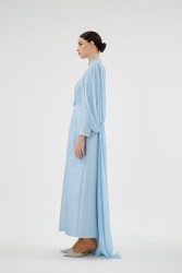 SHOSAN BEBE MAVİ ELBİSE - Thumbnail